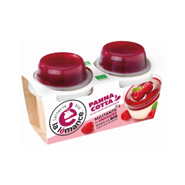 Photo de produit pour Panna Cotta au coulis de framboise 2x120g