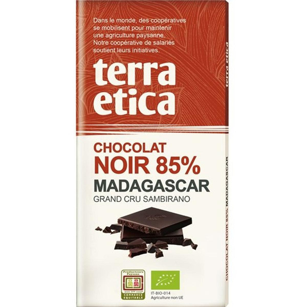 Photo de produit pour Tablette chocolat noir 85% dMadagascar 100g