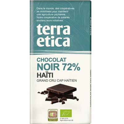 Photo de produit pour Tablette chocolat noir 72% Haïti 100g