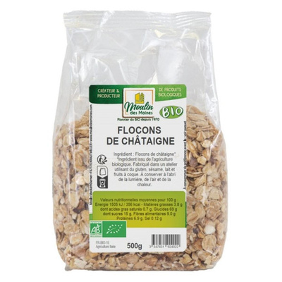 Photo de produit pour Flocons de châtaigne 500g