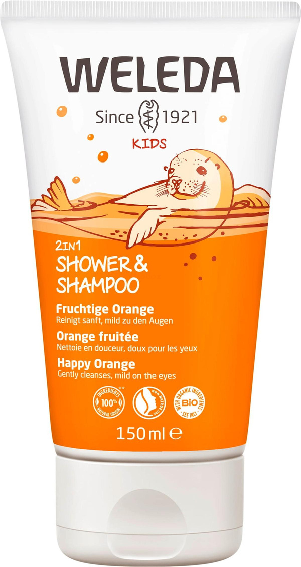 Photo de produit pour Shampoing-Douche à l'Orange Fruitée, 150 ml