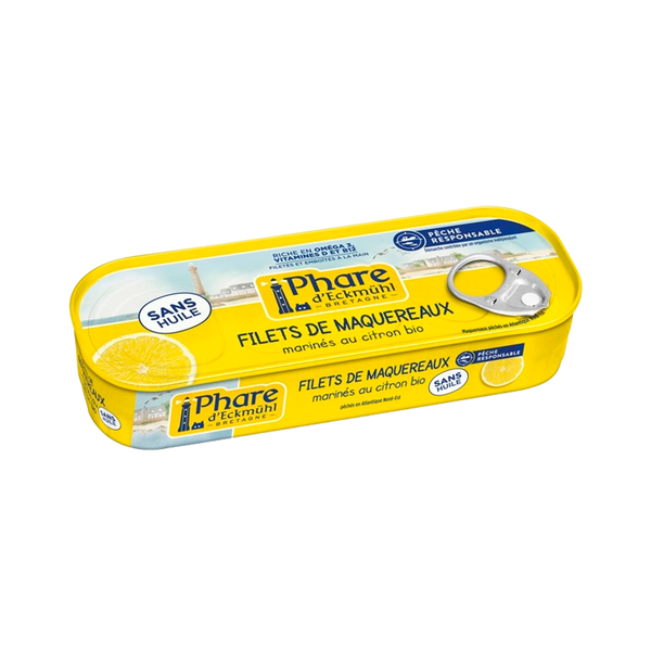 Photo de produit pour Filets de maquereaux marinés au citron sans huile 151g -30% fournisseur
