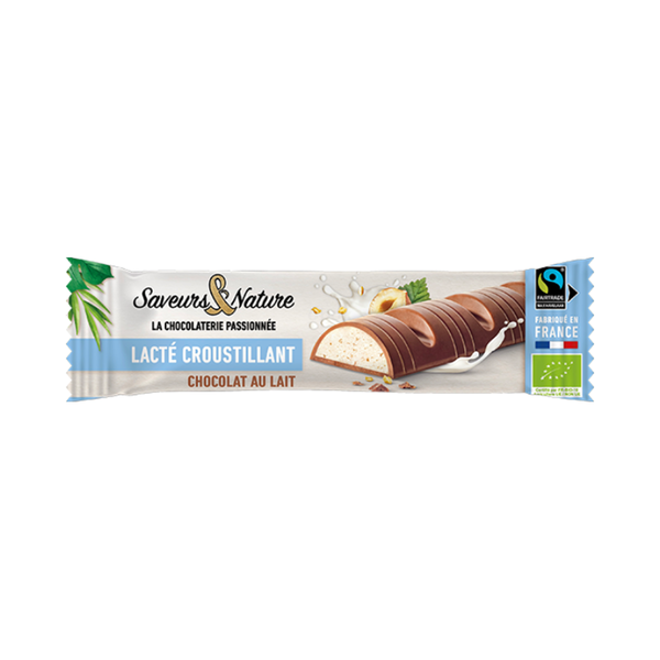 Photo de produit pour Barre lactée croustillant chocolat lait 30g
