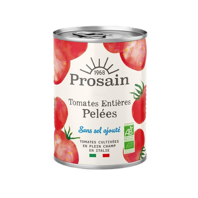 Photo de produit pour Tomates pelées entières sans sel ajouté 400g