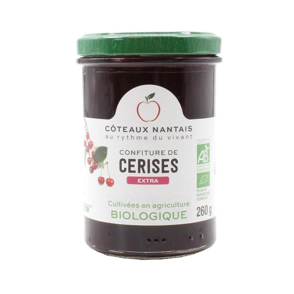 Photo de produit pour Confiture de cerises extra 260g