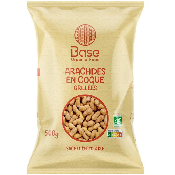Photo de produit pour Arachides en coque 500g