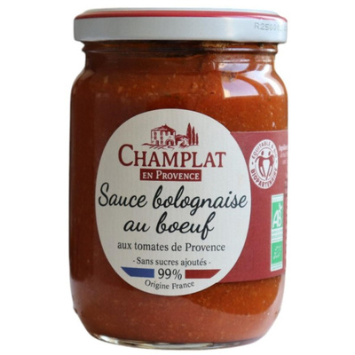 Photo de produit pour Sauce bolognaise boeuf (25%) 340g