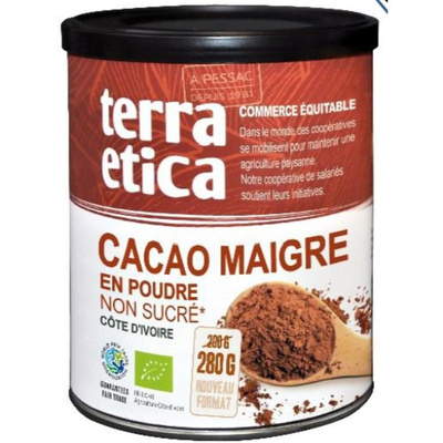 Photo de produit pour Pur cacao poudre non sucré 280g