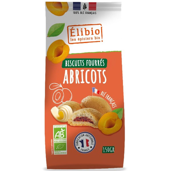 Photo de produit pour Biscuits fourrés à l'abricot 150g