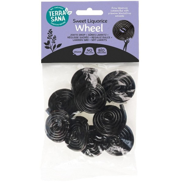 Photo de produit pour Bonbon réglisse sucré en rouleau 100g