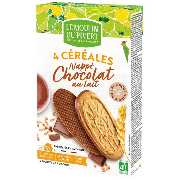 Photo de produit pour P'tit déj nappé chocolat au lait 150g