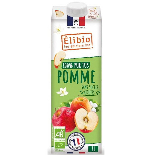 Photo de produit pour Pur Jus de pomme Tetra sans sucre ajouté 1l