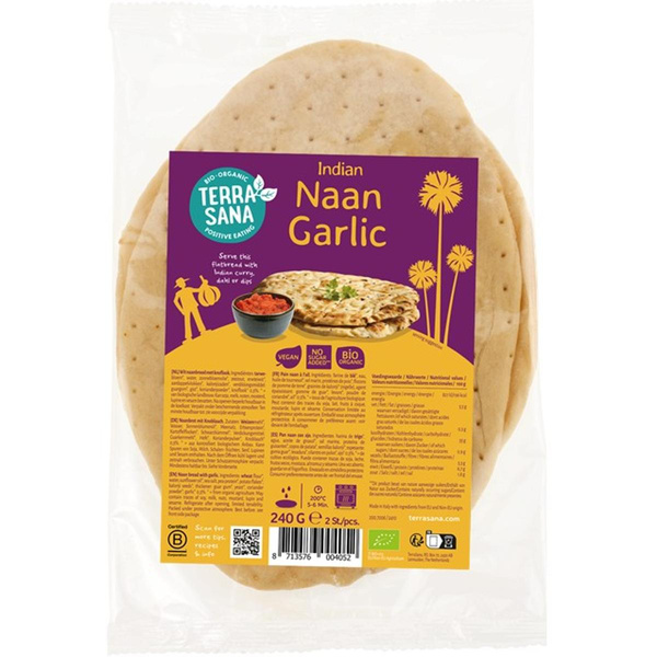 Photo de produit pour Naan indien à l'ail 240g