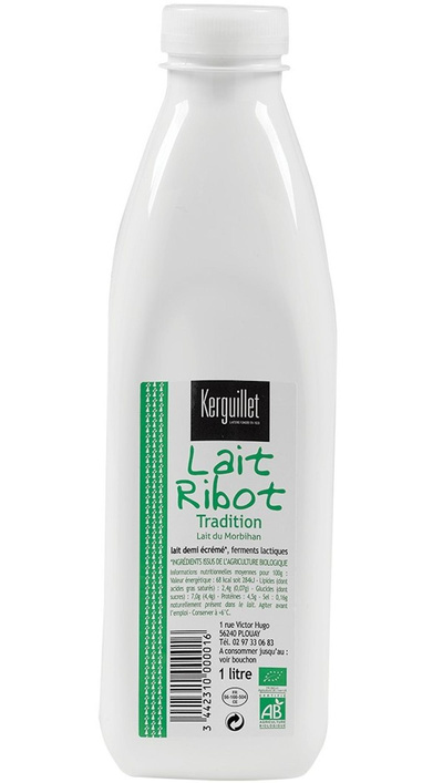 Photo de produit pour Lait tradition pasteurisé demi écrémé en bouteille, 1l
