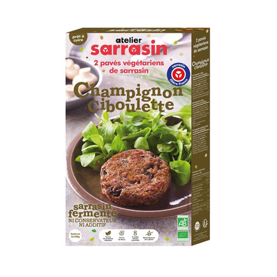 Photo de produit pour Pavé de sarrasin champignon (x2) 200g