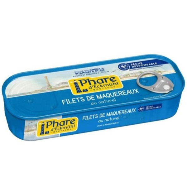 Photo de produit pour Filets de maquereaux au naturel 151g (pne 79g)