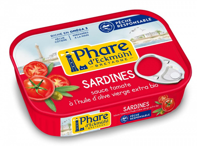Photo de produit pour Sardine à l'huile d'olive et tomate 135g