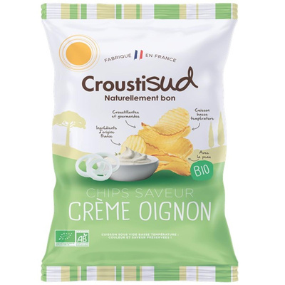 Photo de produit pour Chips pommes de terre crème oignon 100g