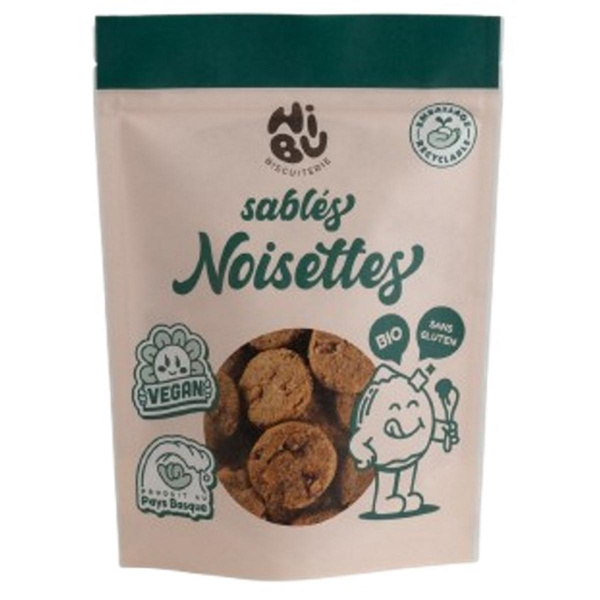 Photo de produit pour Sablés noisettes, sans gluten et végan 120g