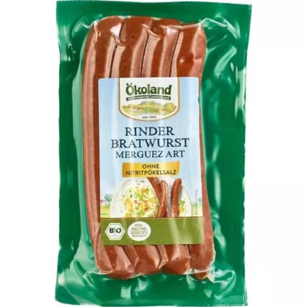 Photo de produit pour Merguez de boeuf 4 pièces sans nitrites 200g