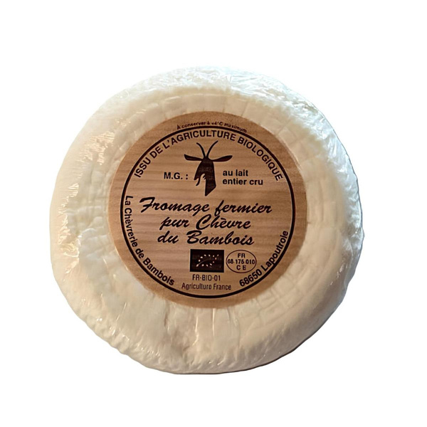 Photo de produit pour Fromage pur chèvre frais nature - Bambois - 150g