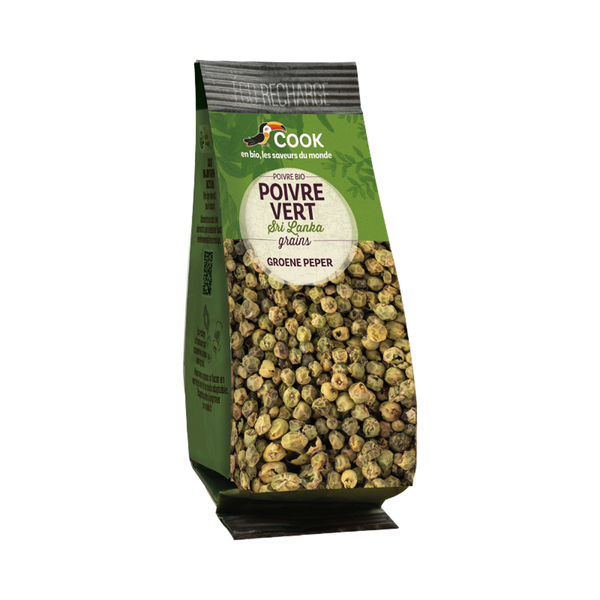 Photo de produit pour Poivre vert grains écorecharge 30g