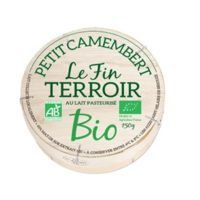 Photo de produit pour Camembert lait pasteurisé, Le Fin Terroir 150g