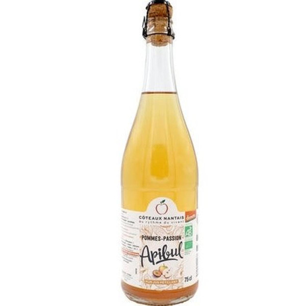 Photo de produit pour Apibul pomme-fruit de la passion 75cl