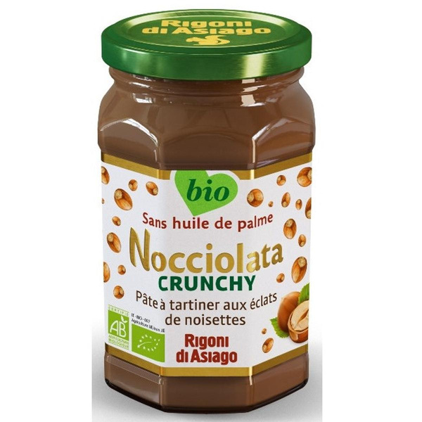 Photo de produit pour Nocciolata crunchy, pâte à tartiner aux éclats de noisettes 250g