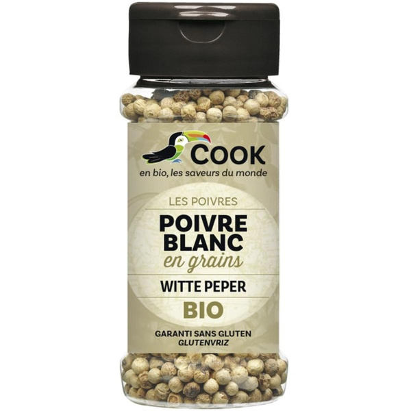 Photo de produit pour Poivre blanc en grains équitable 50g