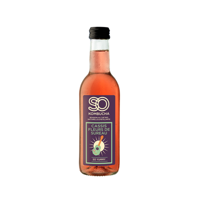 Photo de produit pour So Kombucha cassis, fleur de sureau 250ml
