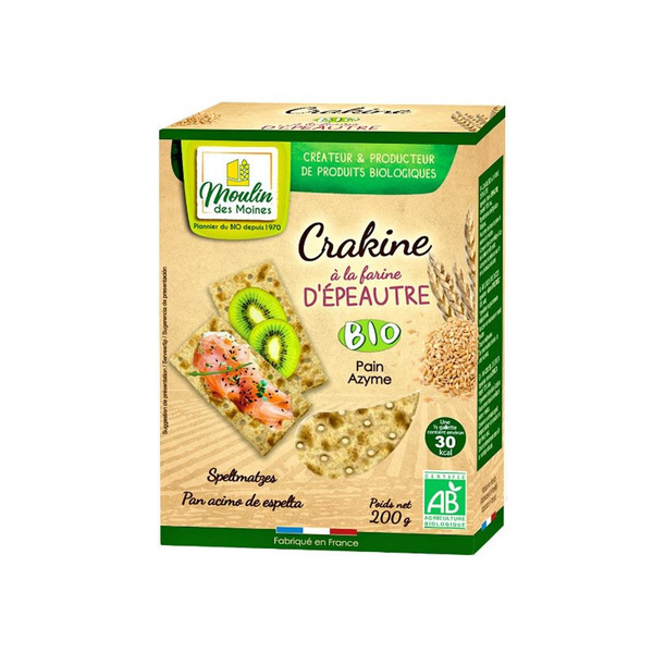 Photo de produit pour Crakines d'épeautre - pain azyme 200g