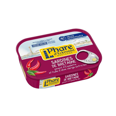 Photo de produit pour Sardine au piment d'Espelette bio 135g -30% fournisseur