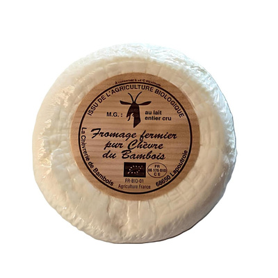 Photo de produit pour Fromage pur chèvre frais nature - Bambois - 150g